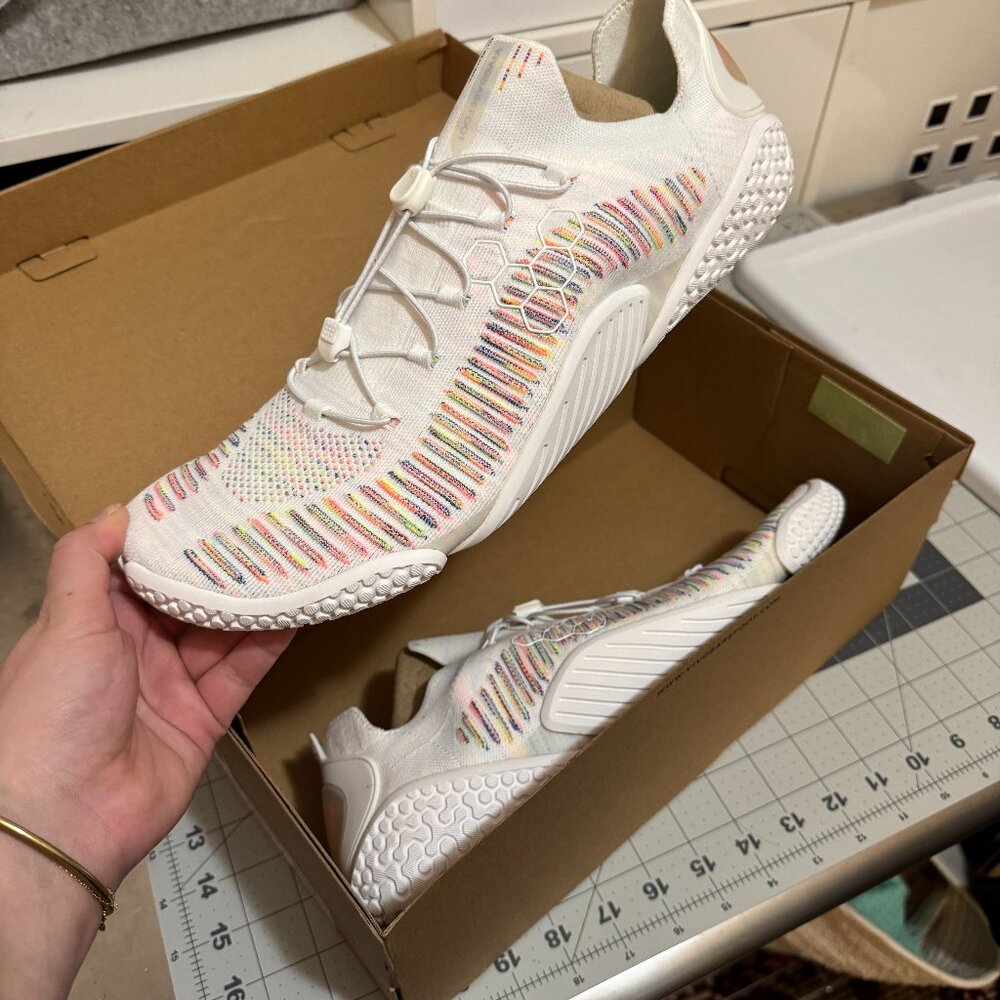 Vivo Barefoot Sneakers - White with Colored Accents